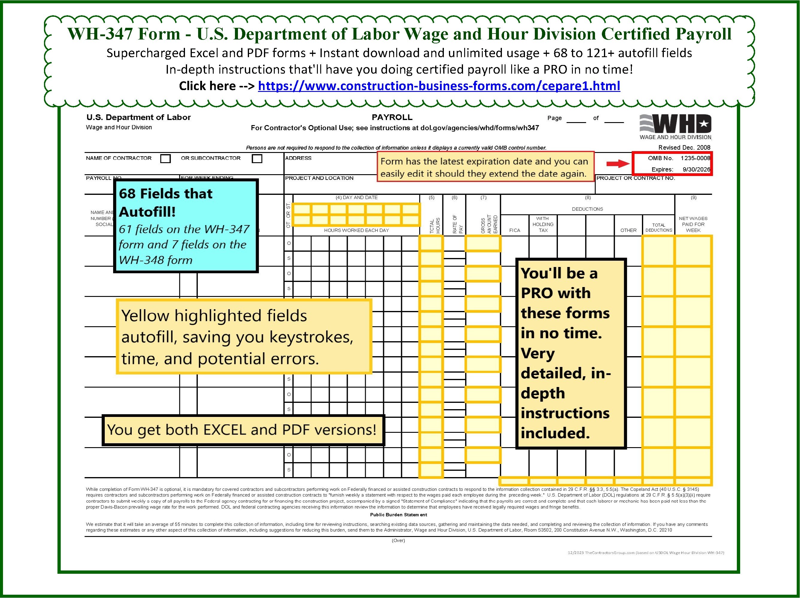 WH-347 form can be purchased at www.Construction-Business-Forms.com