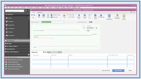 QuickBooks 2013 Image 4